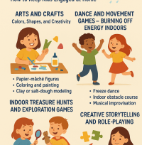 Creative Indoor Activities for Rainy Days – How to Keep Kids Engaged at Home